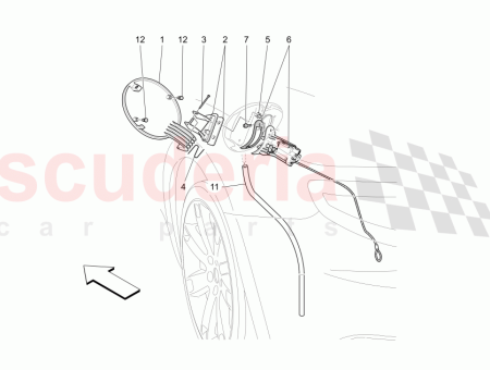 Photo of PORTE DE REMPLISSAGE DE CARBURANT…