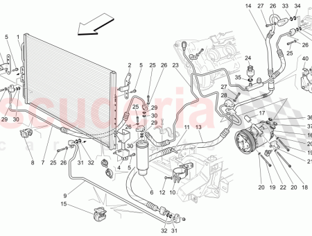 Photo of TUYAU DU COMPRESSEUR AU JOINT DU BOUCLIER…