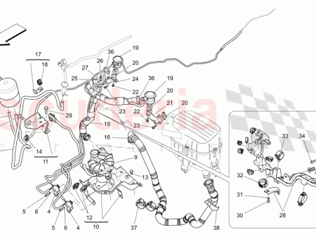 Photo of TUYAU ENTRE LE R SERVOIR VIDE ET LE…