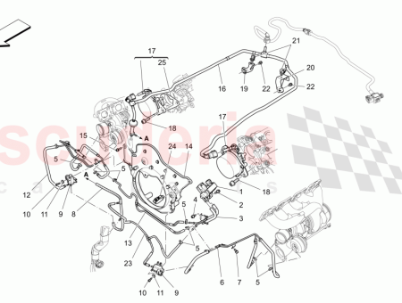 Photo of TUYAU DE COMMANDE WG DV C T GAUCHE…