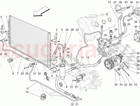 Photo of TUYAU DU COMPRESSEUR AU JOINT DU BOUCLIER…