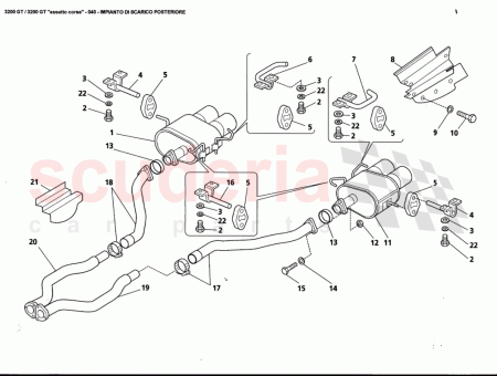 Photo of TUYAU D CHAPPEMENT INTERM DIAIRE ARRI RE DROIT…