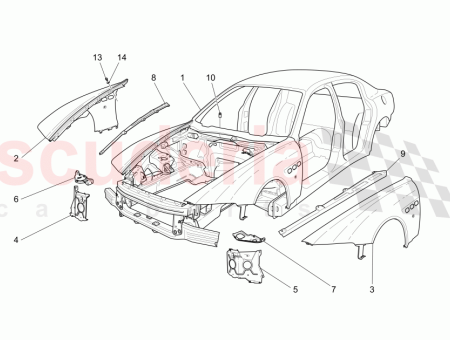 Photo of FRONT RH HEADLIGHT BRACKET LOWER…