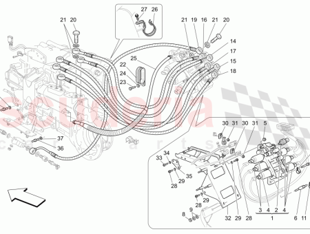 Photo of TUYAU DE L UNIT DE PUISSANCE AU BLOC…