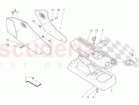 Photo of CONSOLE INF RIEURE COMPL TE CUOIO SELLA CUIR…