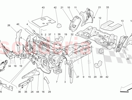 Photo of ISOLATION DU COMPARTIMENT MOTEUR SUP RIEUR DROIT…