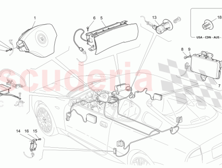Photo of PASSENGER AIR BAG NERO NOIR 094079513…