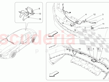 Photo of MANCHON DU CAPTEUR DE STATIONNEMENT INT RIEUR DROIT…