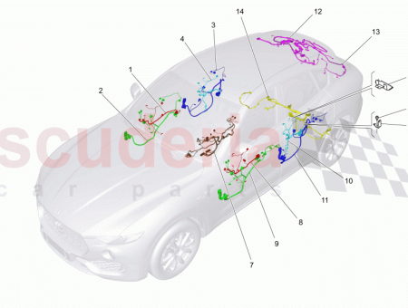 Photo of FAISCEAU DE C BLAGE DE LA PORTE AVANT…