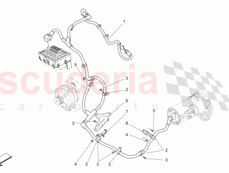 Photo of C BLE DE CONNEXION ALTERNATEUR D MARREUR…