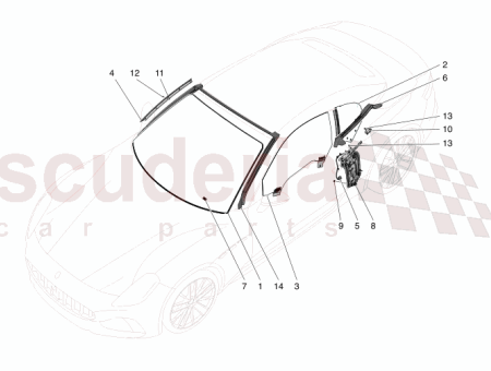 Photo of VERRE ASSY FRT DOOR LT…