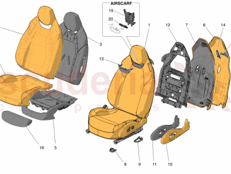 Photo of HOUSSE DE COUSSIN DE SI GE AVANT GAUCHE…