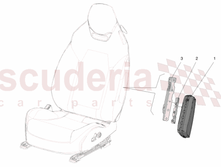 Photo of SUPPORT DE SAC GAUCHE SUR LE DOSSIER…