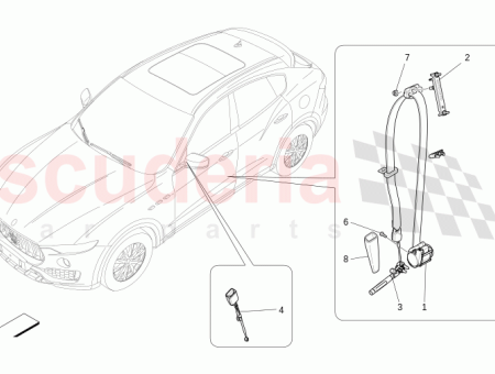 Photo of SECTION DE LA BOUCLE DE LA CEINTURE DE…