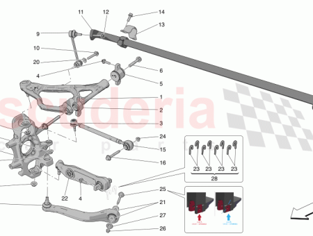 Photo of ENSEMBLE PORTE MOYEU ARRI RE GAUCHE…