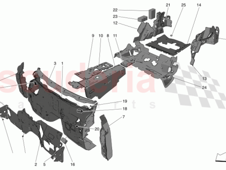 Photo of PANNEAU D INSONORISATION AVANT DU TABLEAU DE BORD…
