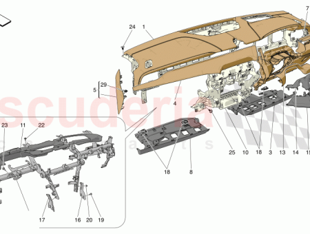 Photo of PILOT SIDE DASHBOARD SIDE INSERT…