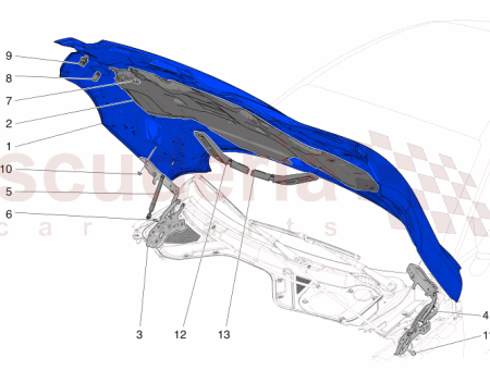 Photo of DOUBLURE DE CAPOT AVANT…