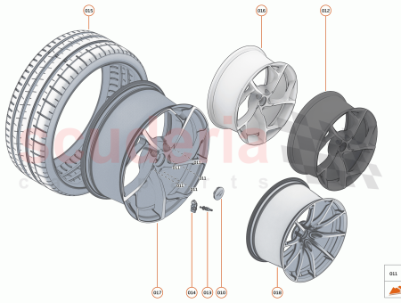 Photo of TYRE PIRELLI 305 30R20 PZERO REAR…
