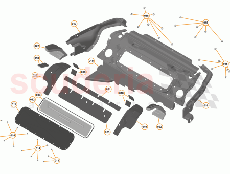Photo of NVH Bulkhead Rear Upper Centre GT…