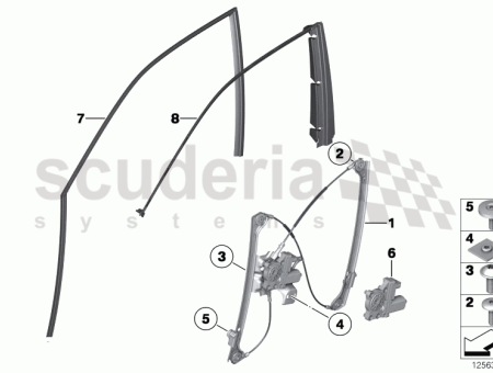 Photo of GUIDE FEN TRE PORTE AVANT DROITE 51 33…