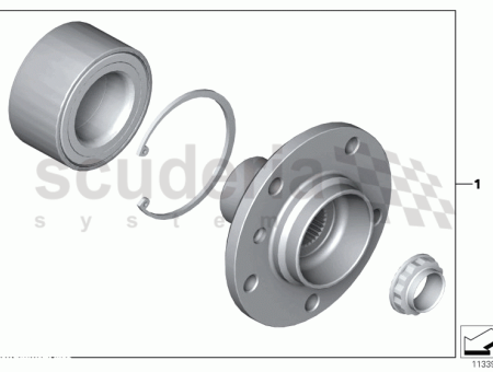 Photo of KIT DE R PARATION DE ROULEMENT DE ROUE…