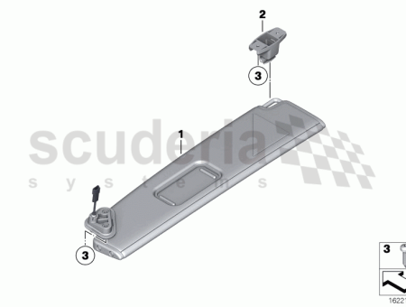 Photo of PARE SOLEIL ILLUMIN GAUCHE 51 16…