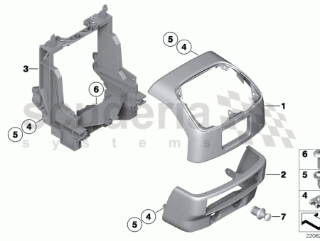 Photo of SUPPORT DE MODULE CONSOLE CENTRALE 51 16…