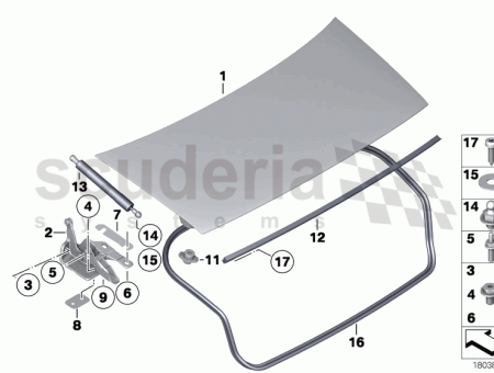 Photo of CHARNI RE COUVERCLE DE COFFRE HAUT DROIT 41…