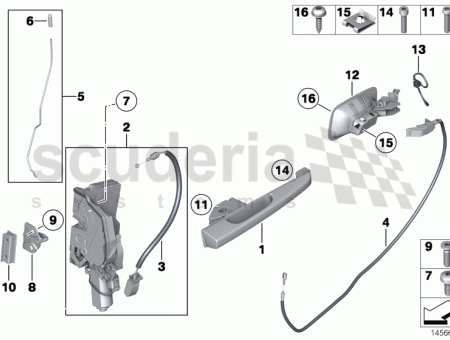Photo of POIGN E DE PORTE INT RIEUR GAUCHE 51…