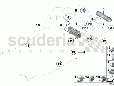 Photo of TUYAU RESSORT PNEUMATIQUE AVANT GAUCHE 37 20…