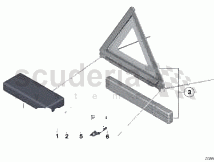 Photo of TRIANGLE DE SIGNALISATION AVEC CONTENEUR 71 60…