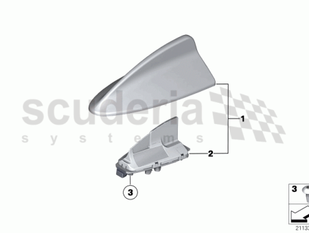 Photo of BO TIER VIDE POUR ANTENNE DE TOIT PEINT…