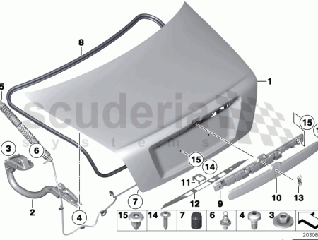 Photo of BAGUETTE D HABILLAGE COUVERCLE DE COFFRE HAYON 51…