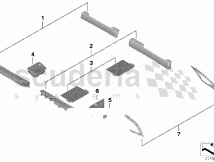 Photo of KIT PINSTRIPE ARGENT TABLE PIQUE NIQUE 52 10…