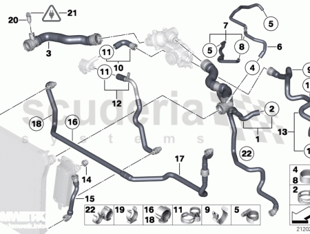 Photo of DURITE DE LIQUIDE DE REFROIDISSEMENT RETOUR…