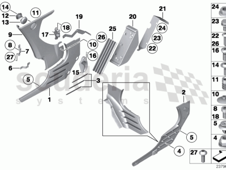 Photo of PANNEAU D HABILLAGE PILIER A BAS GAUCHE 51…