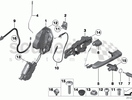 Photo of SERRURE COMPL TE AVANT DROITE 51 21…
