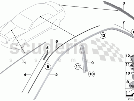 Photo of BAGUETTE D HABILLAGE CADRE LAT RAL GAUCHE 51…