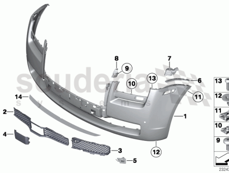 Photo of PANNEAU PARE CHOCS APPR T AVANT 51 11…