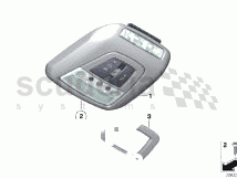 Photo of TRIM SWITCH CLUSTER ROOF 61 31…