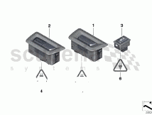 Photo of INTERRUPTEUR VERROUILLAGE CENTRAL DE LA PORTE ARRI RE…
