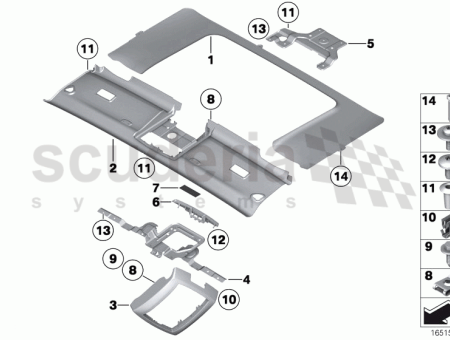 Photo of CADRE DE CONSOLE AVANT 51 44…