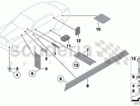 Photo of PLAQUE FILET E COLONNE DE DIRECTION 51 71…