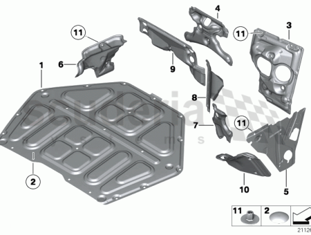Photo of ISOLATION PHONIQUE COMPARTIMENT MOTEUR GAUCHE 51 48…