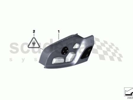 Photo of INTERRUPTEUR DE R GLAGE DU SI GE GAUCHE…