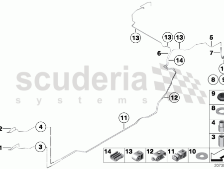 Photo of TUYAU DE FREIN ARRI RE 34 32…