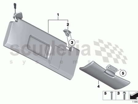 Photo of SUPPORT DE PARE SOLEIL 51 16…