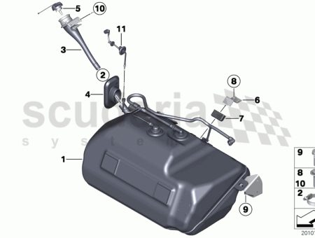 Photo of R SERVOIR DE CARBURANT EN PLASTIQUE 16 11…