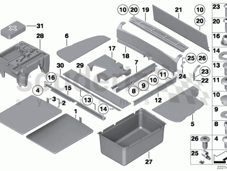 Photo of RAIL DE COMPARTIMENT BAGAGES AVANT 51 47…